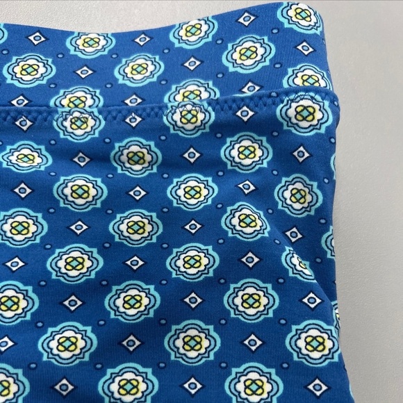 Land’s End Bikini bottom Boy Short Style Light Blue Print Size 4 EUC - Picture 4 of 8